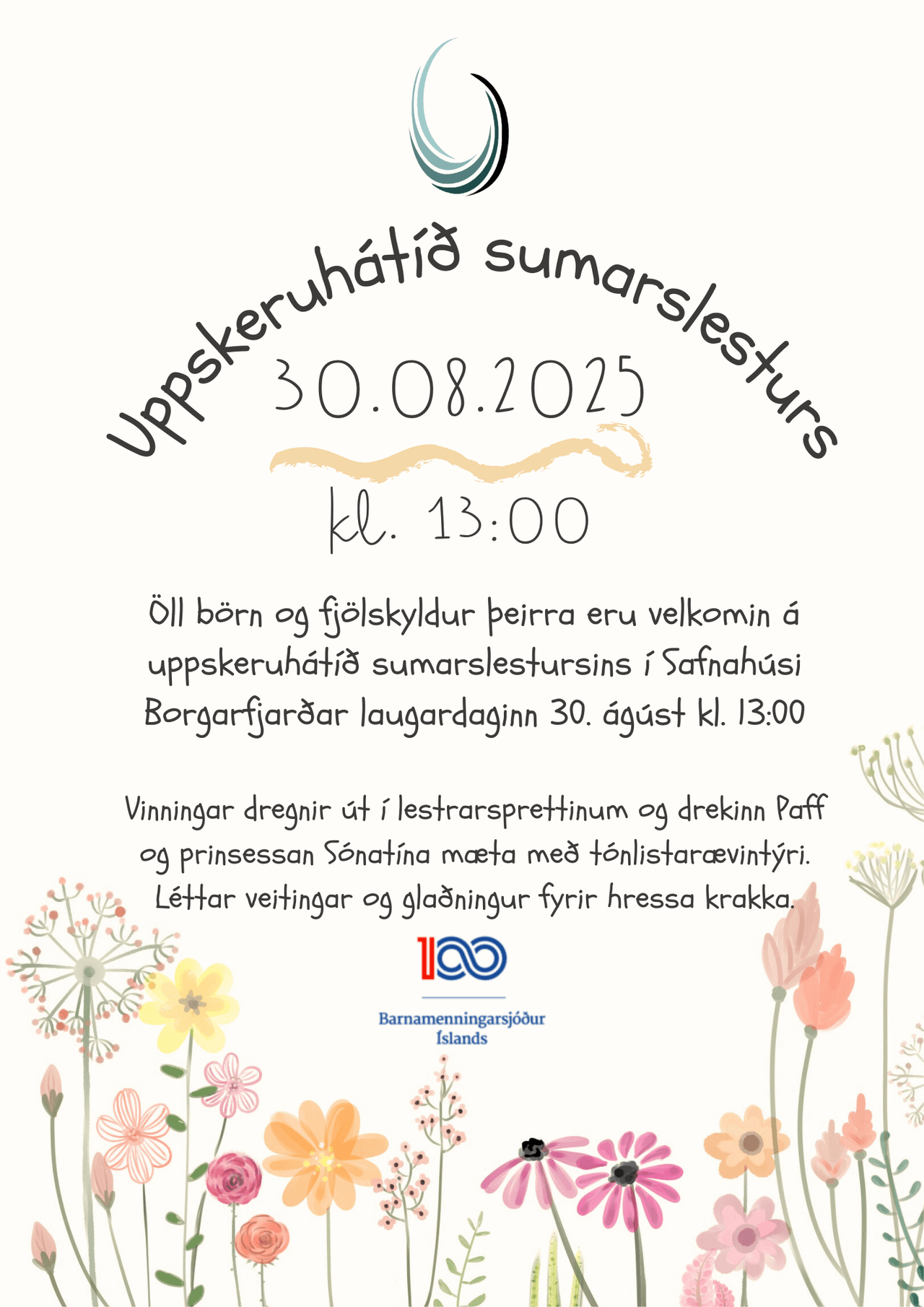 Uppskeruhátíð Sumarlesturs